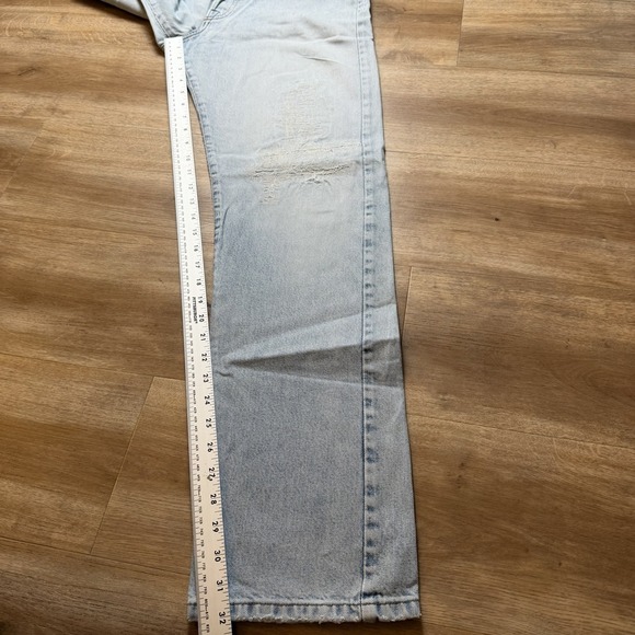 Vintage Diesel Kulter Jeans Men 31x32 Blue Straight Leg Light Wash Y2K (Tag 33) - Picture 14 of 16